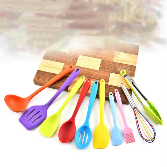 10-Piece Silicone Kitchenware Baking Set