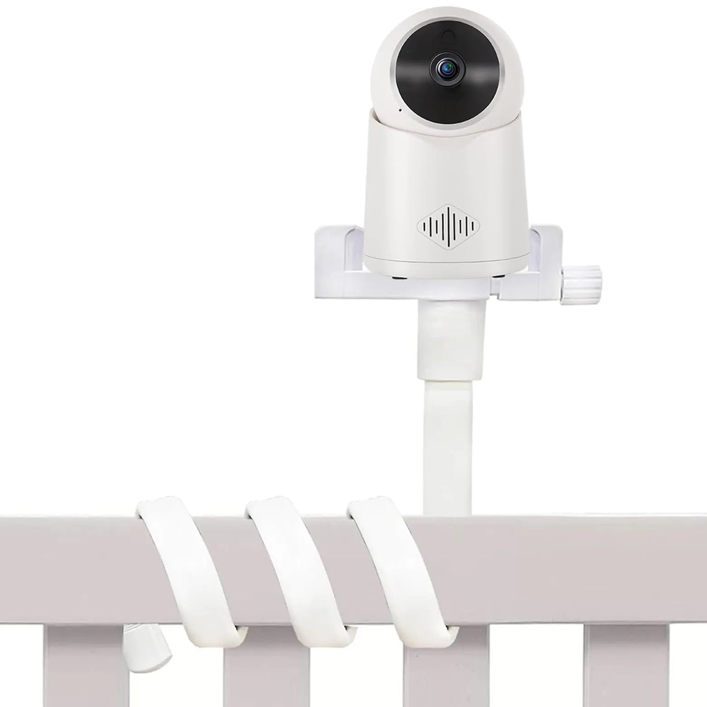 LONNKY Baby Monitor Mount Compatible with Infant Optics DXR-8 Pro DXR-8 Baby Monitor and Most Other Baby Monitors Universal Baby Camera Holder for Crib Without Tools or Wall Damage