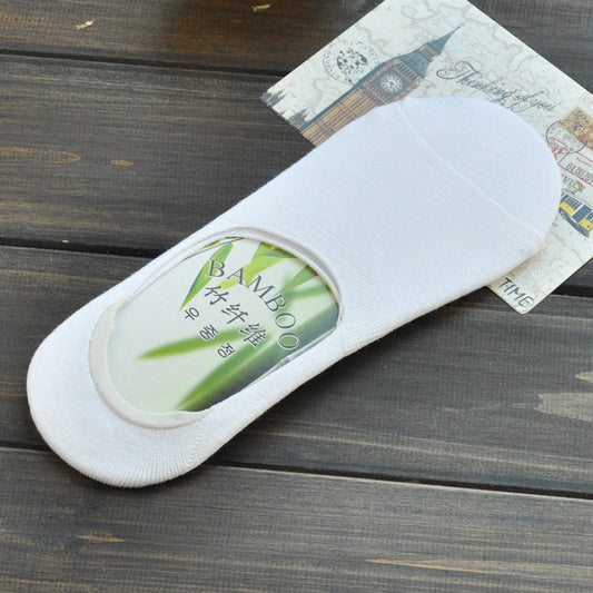 Men's Silicone Non-Slip Shallow Mouth Boat Socks
