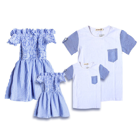 Family Matching Summer Outfits: Stylish T-shirts & Dresses