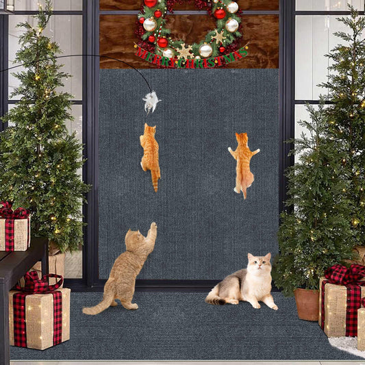 Cat Scratch Mat for Indoor Cats 15.75 * 78.8inch Cat Furniture Protector Cat Scratching Cat Corner Wall Scratcher for Indoor Cats Furniture Protector for Cat Scratcher BoardDIY Furniture