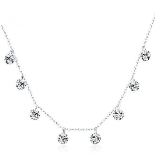 Minimalist Silver Necklace Jewelry