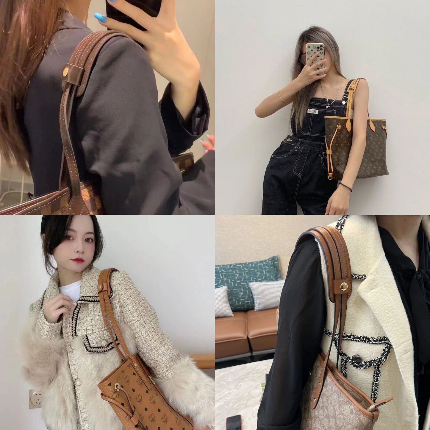 "Replacement Wide Shoulder Strap for Tote Bags"