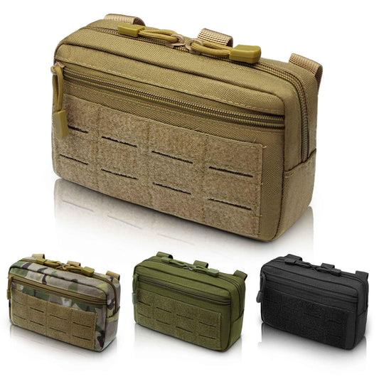 Tactical Molle Admin Pouch Multi-Purpose Modular Utility Tool Bag Small Molle Pouches for Vest Backpacks Belt Tactical Vests