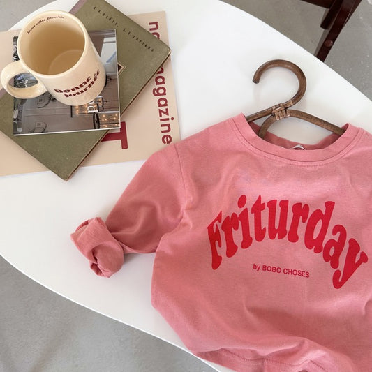 Spring Long Sleeve Cartoon T-Shirts for Kids