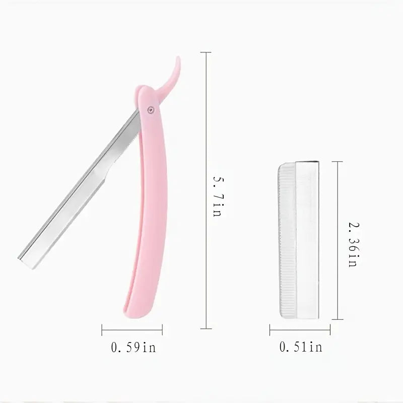 10 Stainless Steel Eyebrow Razors for Women's Grooming