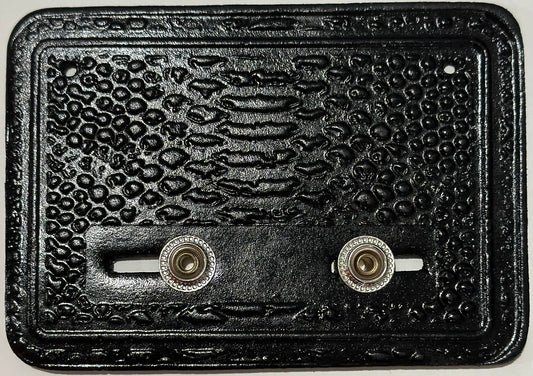 Wrestlers Belt Wall Mount Leather Wall Hanger Black