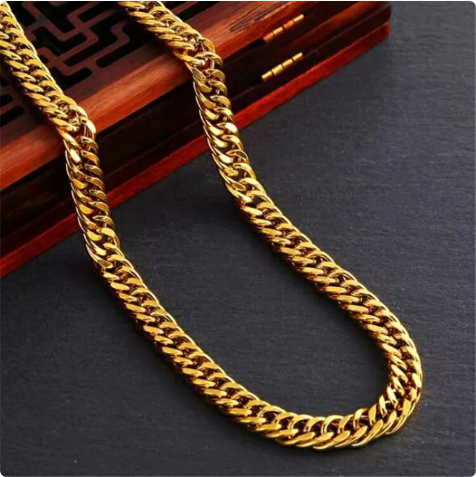 18K Gold-Plated Men's Necklace