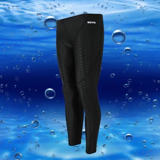 Sun-Proof Nylon Men's Cropped Swim Trunks