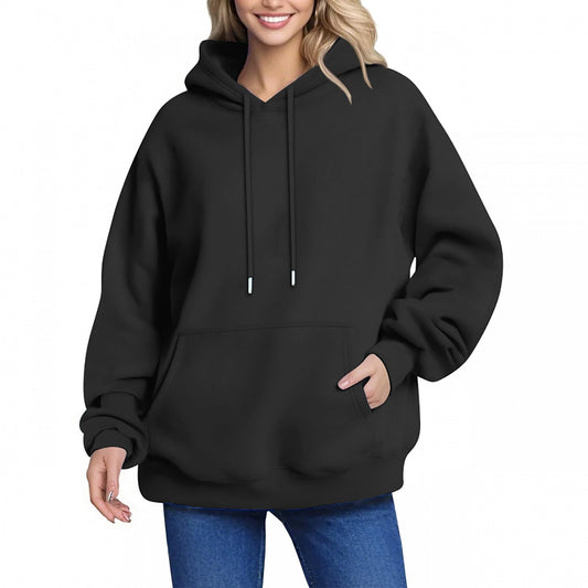 2024 Women Oversized Sweatshirt for Women Fall Graphic Print Long Sleeve Hoodies Casual Y2k Pullover with Pockets Hoodies with Designs Graphic Sweatshirts Black 5XL