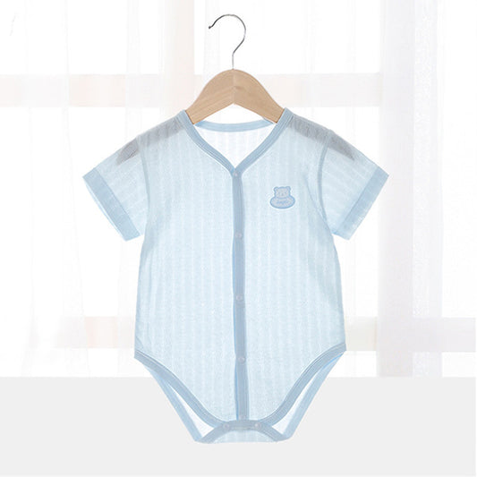 Summer Short Sleeve Newborn Bodysuits for Kids