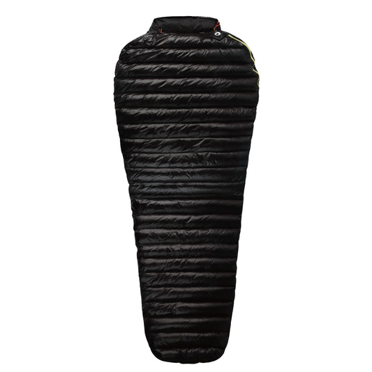 AEGISMAX Mini 6 Degree 800FP Goose Down Sleeping Bag Ultralight Down Sleeping Bag for Backpacking and Camping for Men & Women (Black Lengthen)