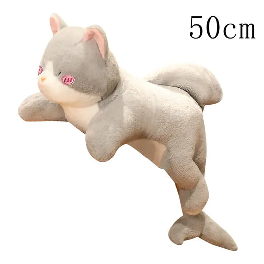 Shark Cat Plush Toy with Cute Animal Pillows