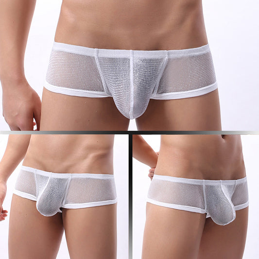Breathable Mesh Men's Low Waist Underwear