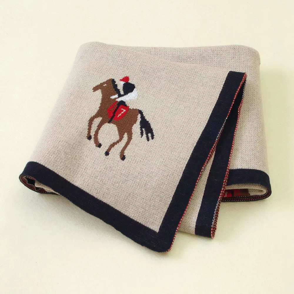 Cute Knitted Baby Blankets for Newborns and Toddlers