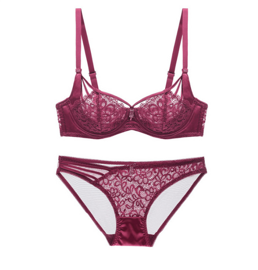 Lace Bra Set with Underwear