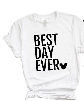 Skuggnas Best Day Ever T-Shirts with Short Sleeves