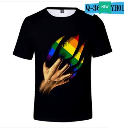 Rainbow Couple Short Sleeve T-Shirts (Matching Set)