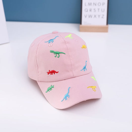 Colorful Dinosaur Baseball Hats for Kids