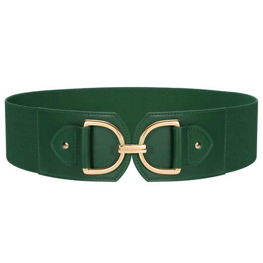 TRIWORKS Women Wide Elastic Waist Belt Fashion Stretchy Belt for Dresses Halloween Cosplay Belt