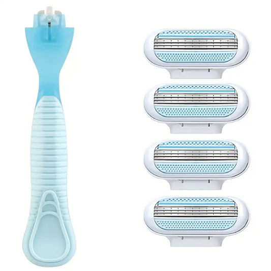 Women's Safety 3-Blade Razors with Handle and Refills