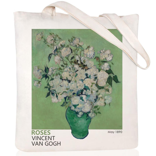 Andeiltech Canvas Tote Bag Aesthetic Cute Vintage Tote Bags Book Shoulder bag Gifts Reusable Grocery Bags for Women