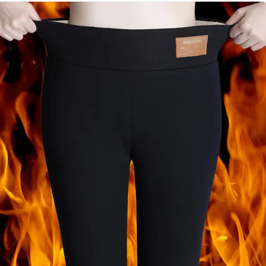 Lamb velvet leggings