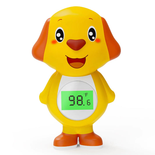 Bath Thermometer Baby SafetyBaby Bath ThermometerThree Colours Backlit Digital Warning Water ThermometerSuitable for Baby Health Bath Tub Thermometer-Floating Toy Thermometer Baby Bath (Yellow)