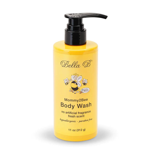 Bella B Mommy2Bee Body Wash 11oz - Pregnancy Safe Body Wash – Rich Luxurious Lather Body Wash Made with Organic Ingredients – Leaves Skin Fresh Clean and Moisturized