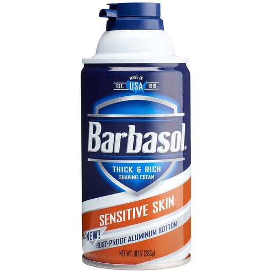 Barbasol Sensitive Skin Thick and Rich Shaving Cream 10 Ounce