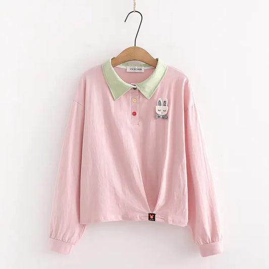 Irregular Long Sleeve T-Shirt for Women