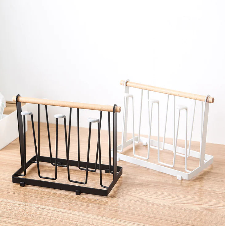 Iron Cup Holder for Draining and Displaying Mugs