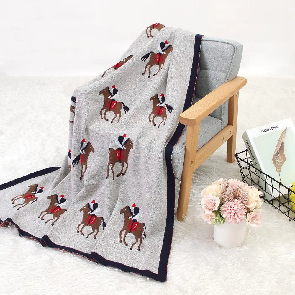 Cute Knitted Baby Blankets for Newborns and Toddlers