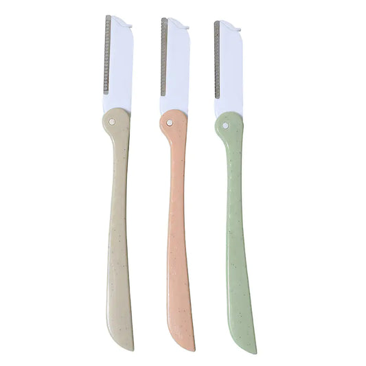 3 PCS Portable Foldable Eyebrow Razors for Women