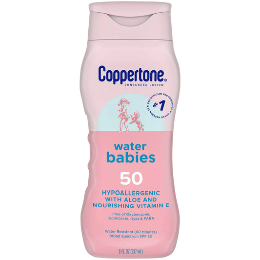 abseits WaterBabies SPF 50 Baby Sunscreen Lotion Sunscreen SPF 50 8 Fl Oz