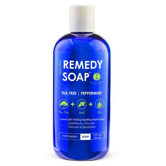 Truremedy Naturals Remedy Tea Tree Oil Body Wash - Body Wash That Helps Body Odor Ringworm & Skin Irritations - Tea Tree Soap Body Wash (1 pk 12 oz)