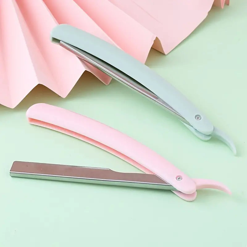 10 Stainless Steel Eyebrow Razors for Women's Grooming