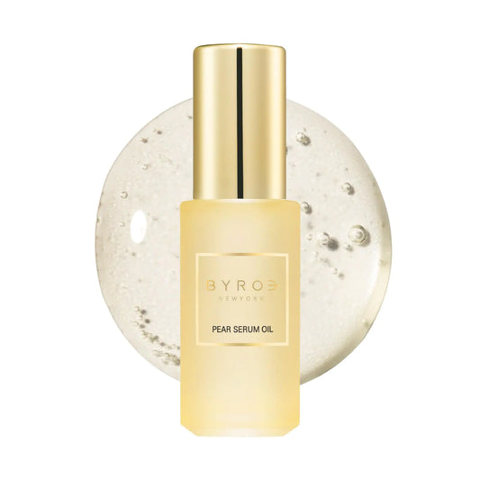Byroe Pear Serum Oil | Facial Oil with Moringa Seed Oil Dew-Boosting Glow Matrix Red Algae and Leaf Shield | Instantly Refreshing Glowing Hydration | 20 ML
