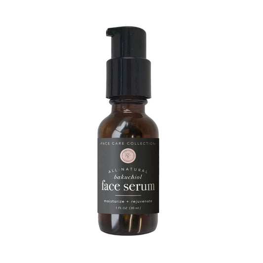 Rowe Casa Organics Bakuchiol Face Serum Natural Facial Oil With Jojoba Oil Vitamin C Frankincense Geranium and Lavender Essential Oils | Natural Anti Aging & Moisturizing Serum