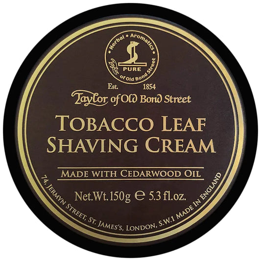 Taylor of Old Bond Street Tobacco Leaf Shaving Cream Bowl 5.3 Ounce