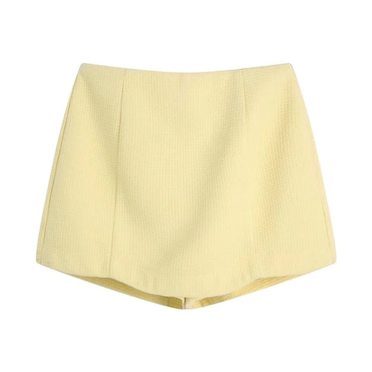 Textured Women's Shorts - European and American Style