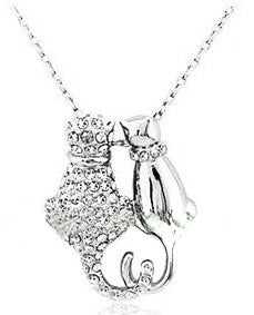 Cat Necklace Pendant Jewelry
