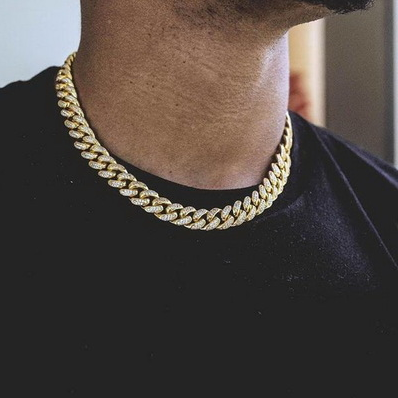 Men's Full Diamond Necklace