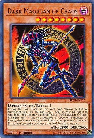 Yu-Gi-Oh! - Dark Magician of Chaos - SR08-EN015 - Common - 1st Edition - Structure Deck: Order of The Spellcasters