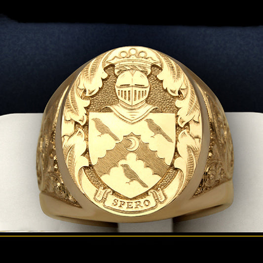 Men's New Fashion Gold Ring