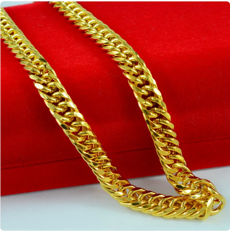 18K Gold-Plated Men's Necklace