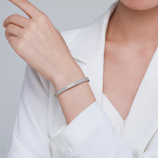 Women's Simple Starry Bracelet with Diamonds