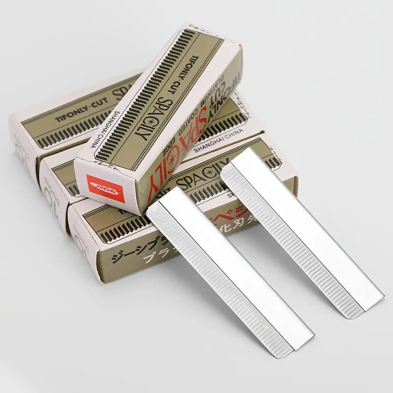 10 Stainless Steel Eyebrow Razors for Women's Grooming