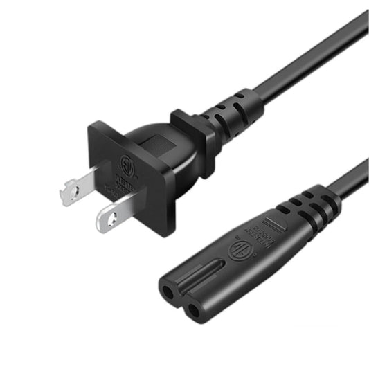 AC Power Cord for Sony PlayStation 3 4 5 PS4 PS5 PS3 Xbox One S Xbox Series X Replacement for Samsung TCL Roku Apple Toshiba Insignia LED LCD Smart TV HP Canon Printer 2 Prong Power Cable 5Ft