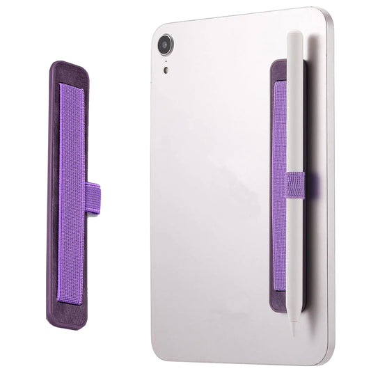 CCSmall Stylus Pen Pencil Holder Elastic Pocket Wrist Strap Wrist Design Elastic Adhesive Pen Sleeve Attached to Cases Notebooks Journals Calendars Tablets Pens Holder Purple